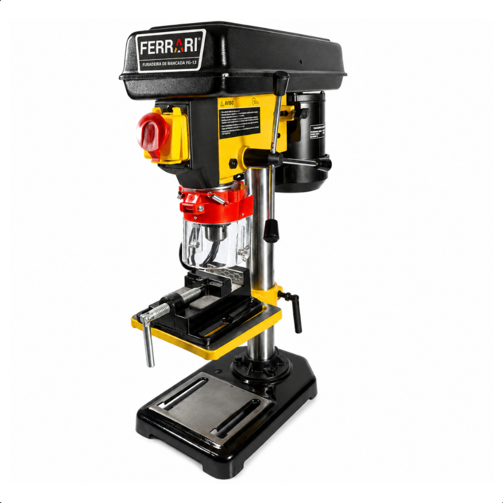 Furadeira De Bancada 1/2 Pol 220V Com Morsa Precisa 350W FG13 - Ferrari