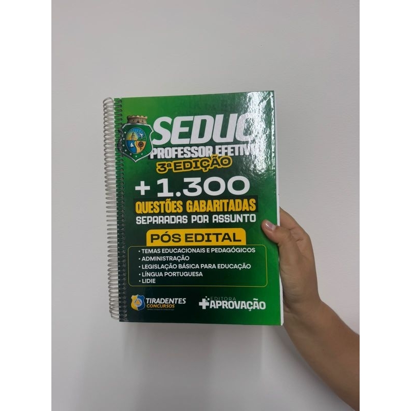 3° Edição - Concurso público | Apostila Professor Estadual- CE | + de 1300 Questões SEDUC-CE