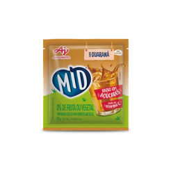 Kit Refresco em Pó MID® Sabor Guaraná Com 5 Unidades de 20g