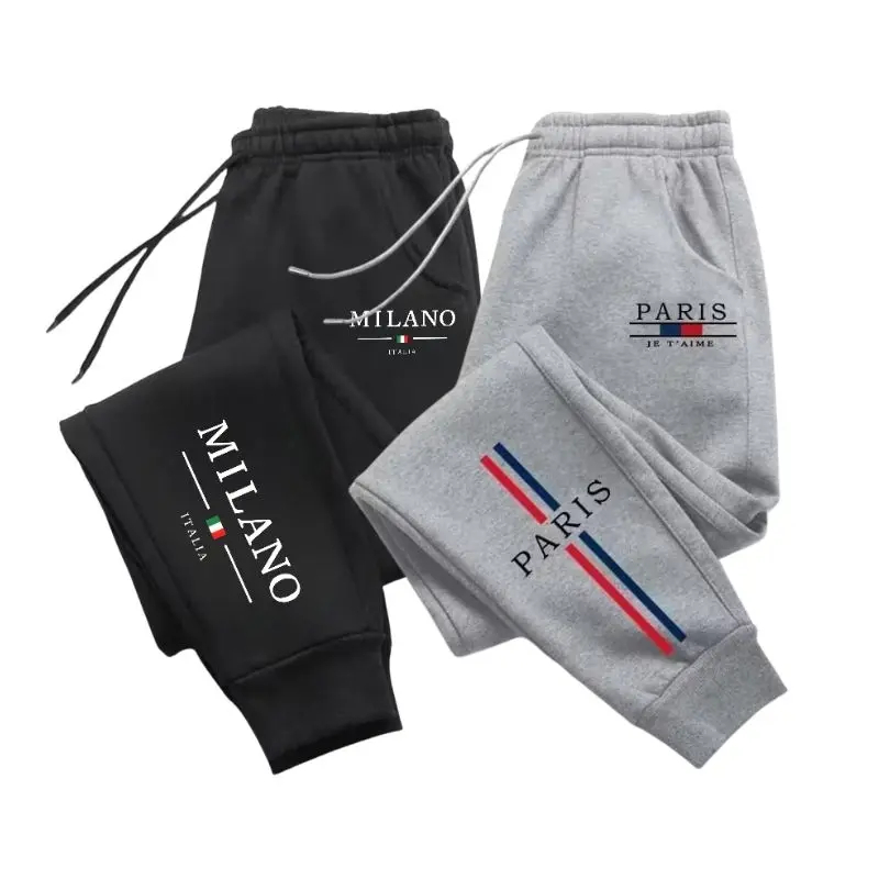 Kit 2 Calças Moletom Masculina Jogger Flanelada Inverno Quentinha Confortável