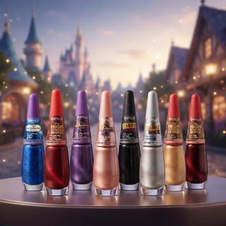 Kit 8 Esmalte Impala Efeito Magnético Nova Coleção Disney Channel Tbt Cat Eye