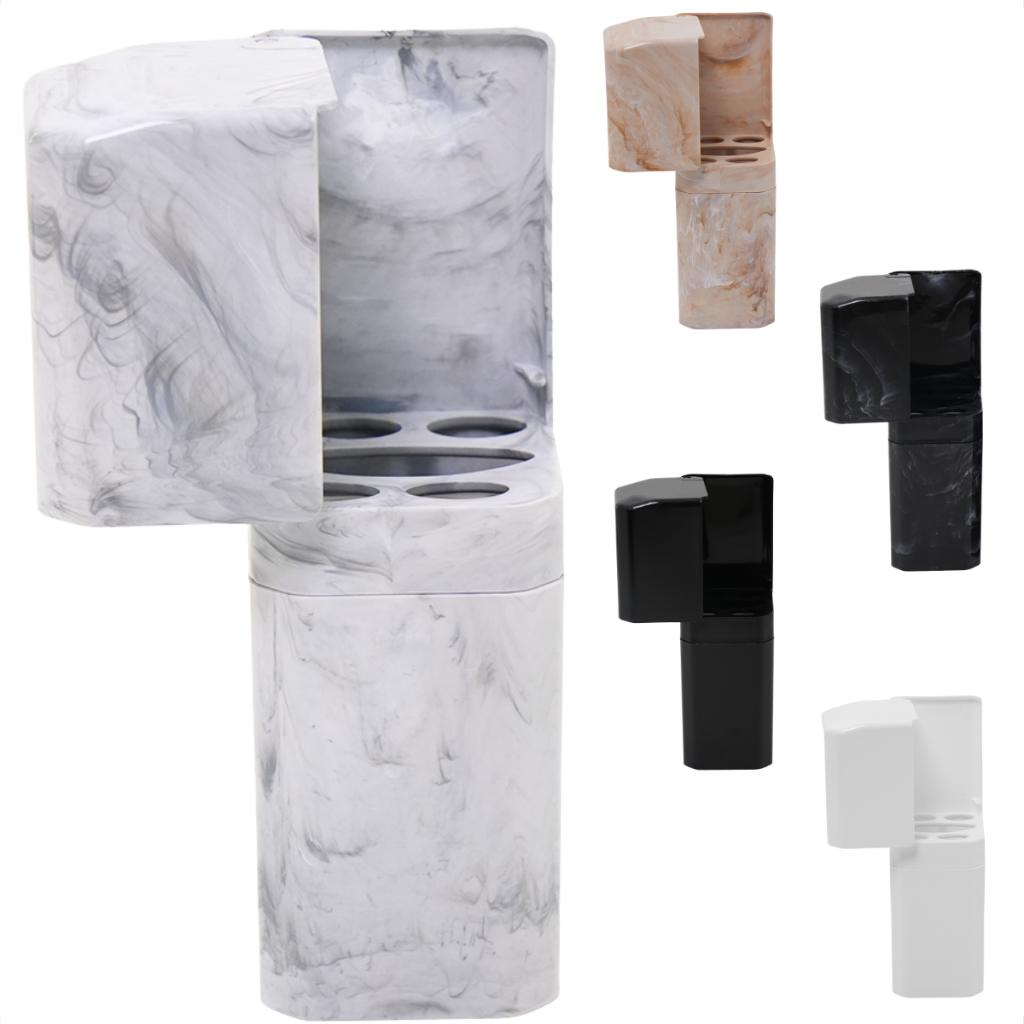 Porta Escovas e Creme Dental Premium Organizador de Banheiro com Fixador de Parede Adesivo