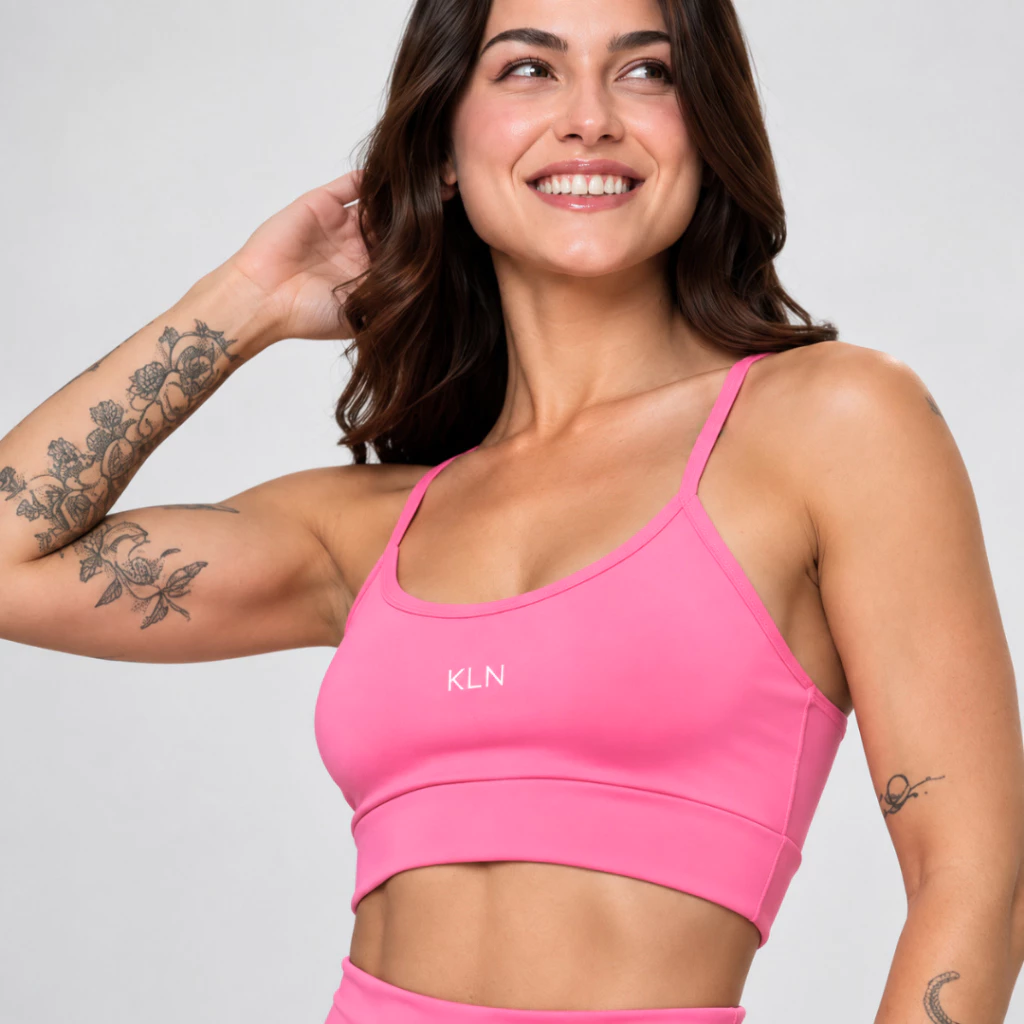 Top Fitness Feminino Esportivo Sem Bojo Costas Nuas Confortável Academia Yoga KLN — imagem 1