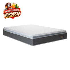 Colchão de Espuma D45 Pillow Top Fort Comfort Casal 138cm