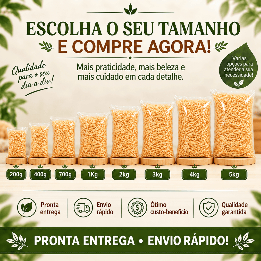 Palha Madeira Natural Para Cestas Decorativas