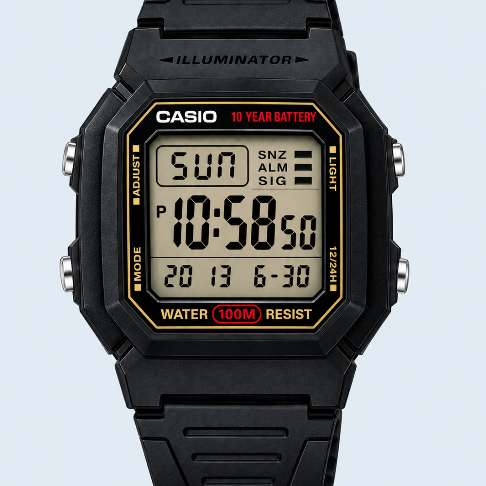 Relógio Casio Preto Masculino W-800HG-9AVDF