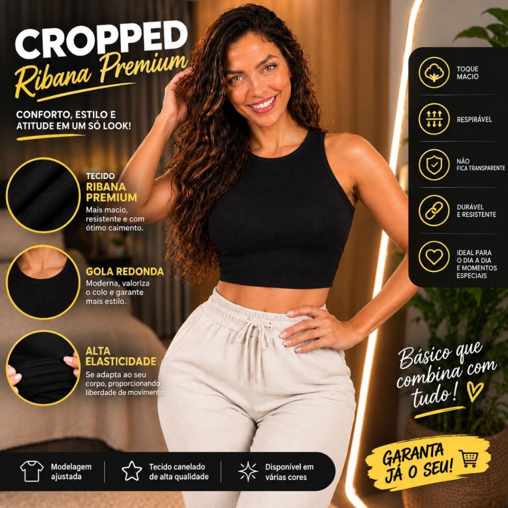 Cropped Top Feminino Casual Regata Moda Feminina Canelada Ribana Costas Nadador Croped Top Básica Justo Tendência Moda