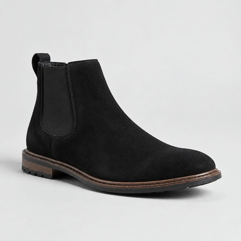 Botina Chelsea Colorado Casual Masculina Couro Nobuck Promoção