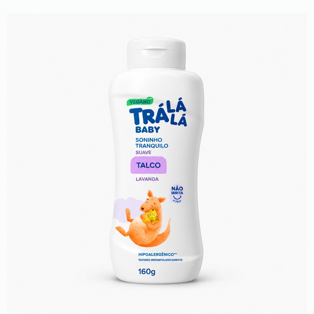 Talco Trá Lá Lá Baby - Suave (160g)