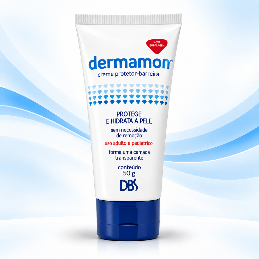Creme Barreira Protetor da Pele Dermamon 50G DBS Hidratante Adulto e Pediátrico
