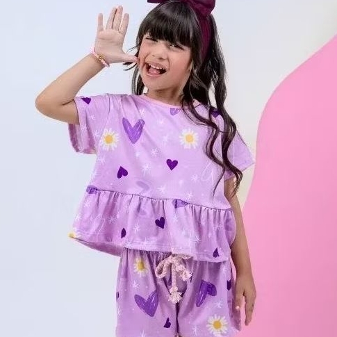 Conjunto Infantil Feminino Menina | Roupa Infantil Casual