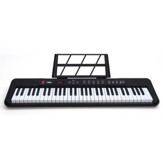 Teclado Musical Kobe Iniciante KB-150 5/8 61 Teclas PRETO - Para adultos e Crianças