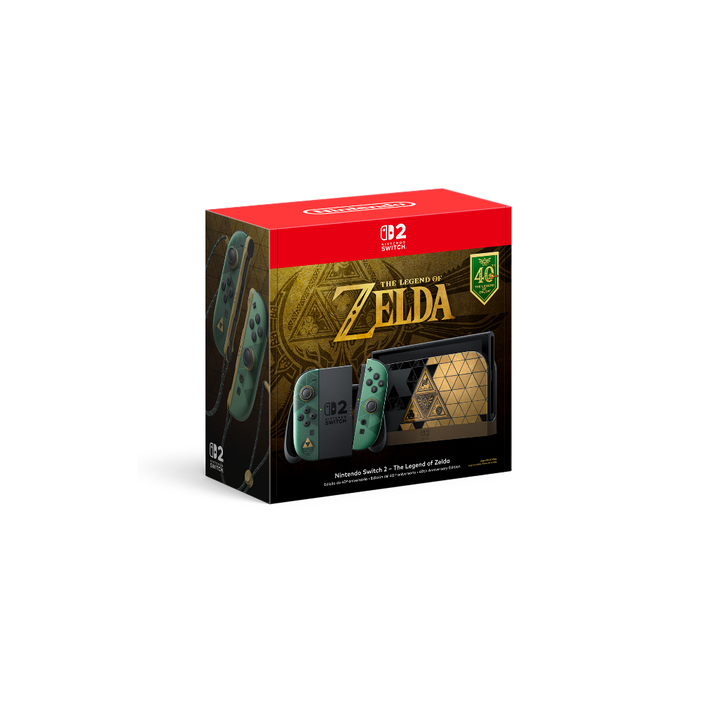 Console Switch 2 The Legend Of Zelda – 40th Anniversary Edition Nacional
