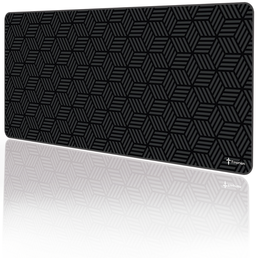 Mousepad Gamer Grande Mouse pad 90x40 Mousepad Branco Preto Deskpad Escritório Speed Titorion