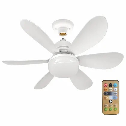 Ventilador de teto Com Luz 3 em 1 com  Controle Remoto Bivolt LED 110V-220V