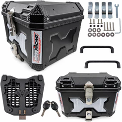 Bau Bauleto 38 Litros Motos Universal Plastico Abs Xre 300 Lander 250 Pcx 150 Adv 150 Titan 160