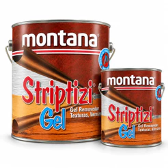 Removedor de Tintas Texturas e Vernizes Striptizi Gel Montana 4kg e 1kg - Eficaz e Rápido