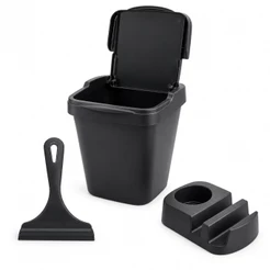 Conjunto Organizador De Pia Para Cozinha Lixeira Dispenser