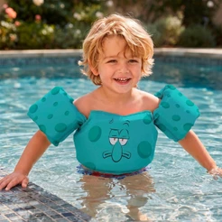 Colete Boia De Braço e Peito masculina Verão Praia Infantil Kids meninos Até 25kg Não Fura