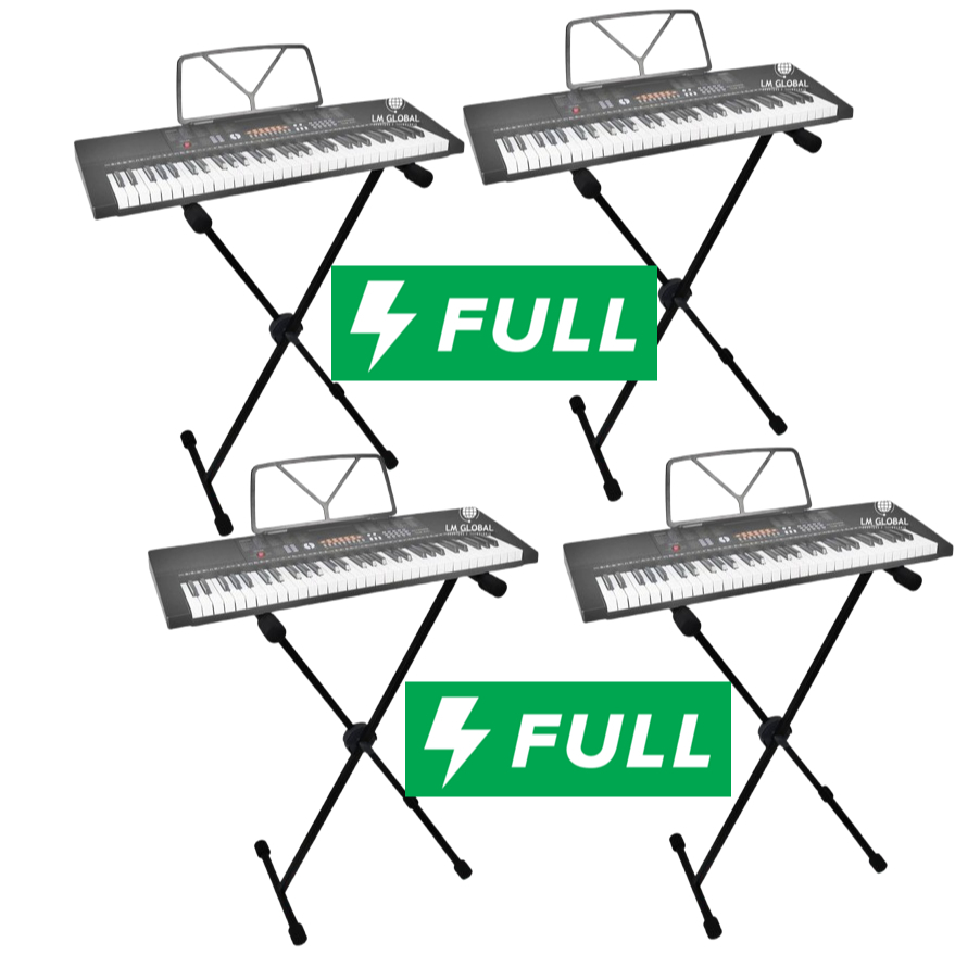 4 UNIDADES KIT Suporte Ask X10s Teclado Musical Estante Pedestal Até 30kg
