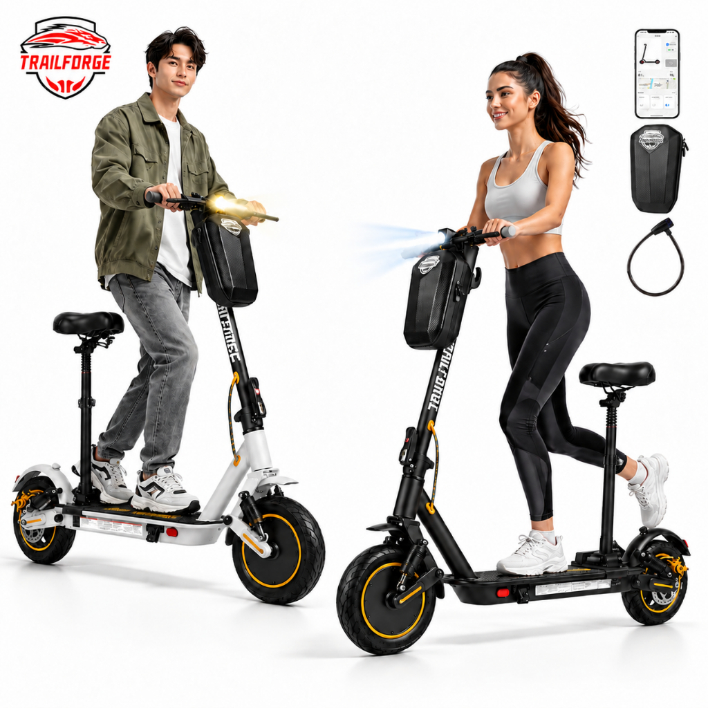 Patinete Elétrico Trailforge T1 800W | Potência e Conforto