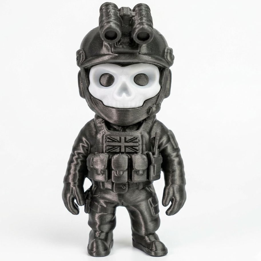Boneco Goost Cal off Dutty - COD Waarzon | MW | Decoração Gamer