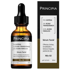 Principia Mix-02 Sérum com 5% de Cafeína, 3% de Ácido Tranexâmico e 0,5% de Ácido Ferúlico46