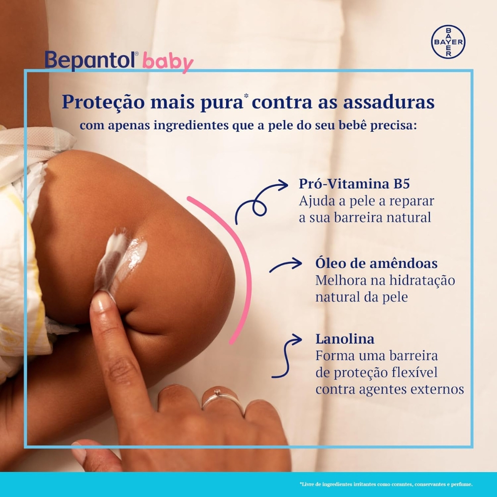 Creme Pomada de Assadura Proteção Delicada 30gr - Bepantol · foto 2