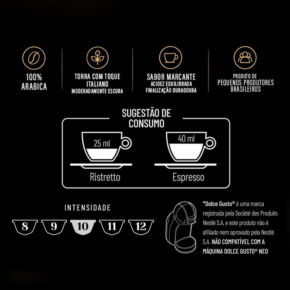 Cafe Capsula Dolce Gusto Turim Cafe Italle 1 Und · foto 2