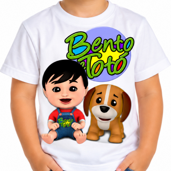 Camiseta Bento E Totó Camisa Do Desenho Amigo Bento E Totó 1