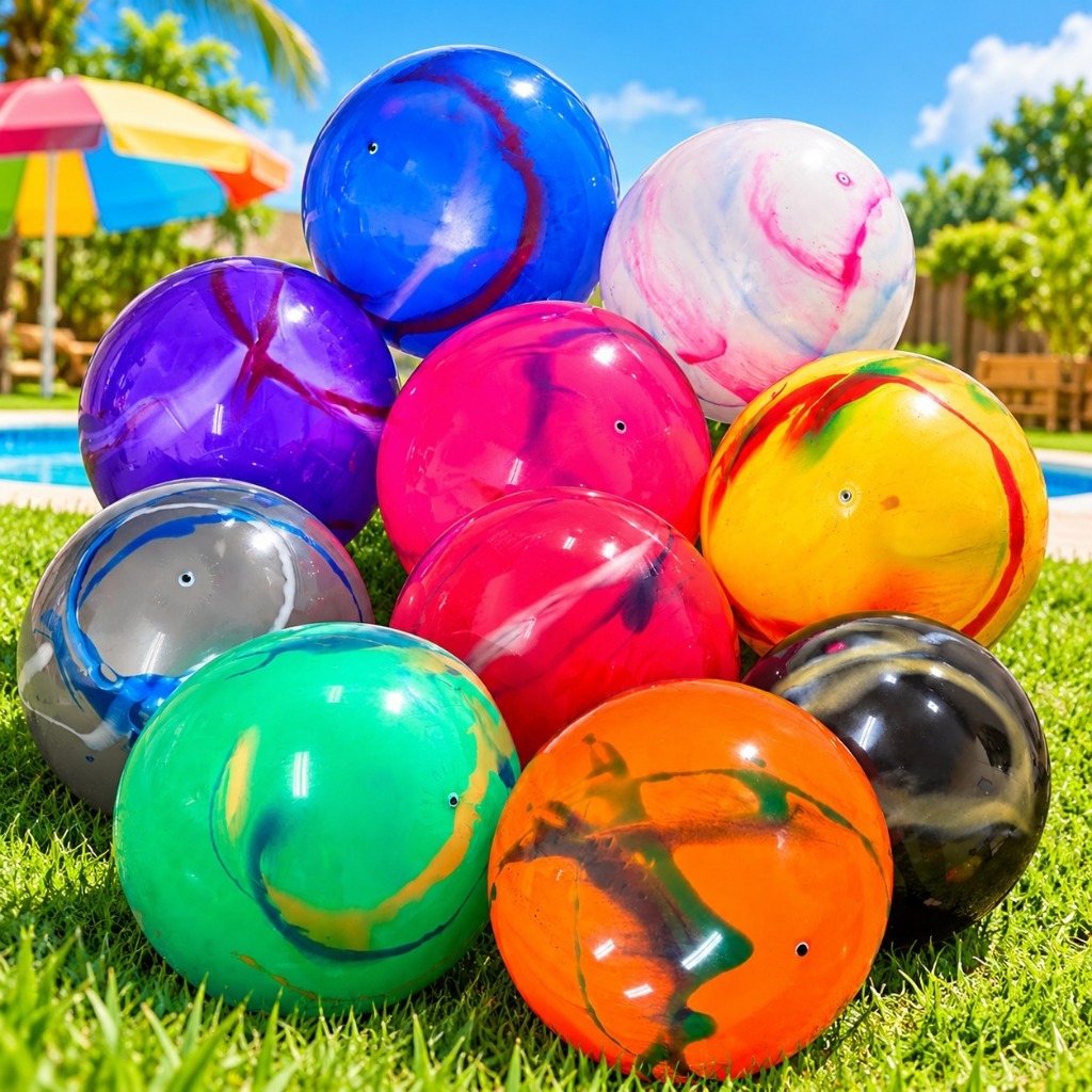 Bola do Kiko Vinil Marmorizadas 40cm Sortidas Presente Infantil Praia Piscina Brinquedo Parque Festas lembrancinha