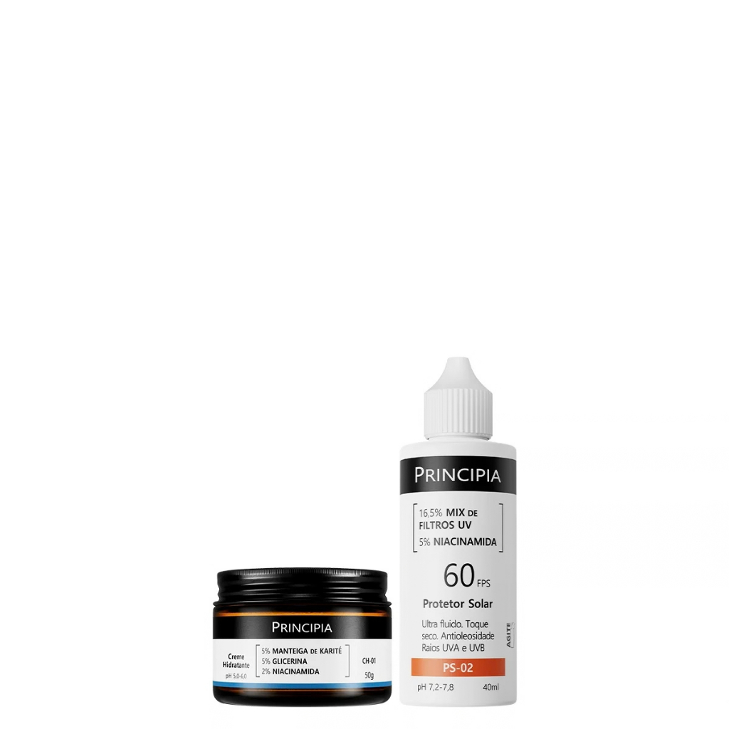 Principia Kit Hidratação e Proteção com PS-02: CH-01+ PS-02 FPS60