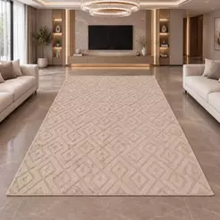 Tapete 3x2 Grande Para Sala Luxuoso Macio Moderno