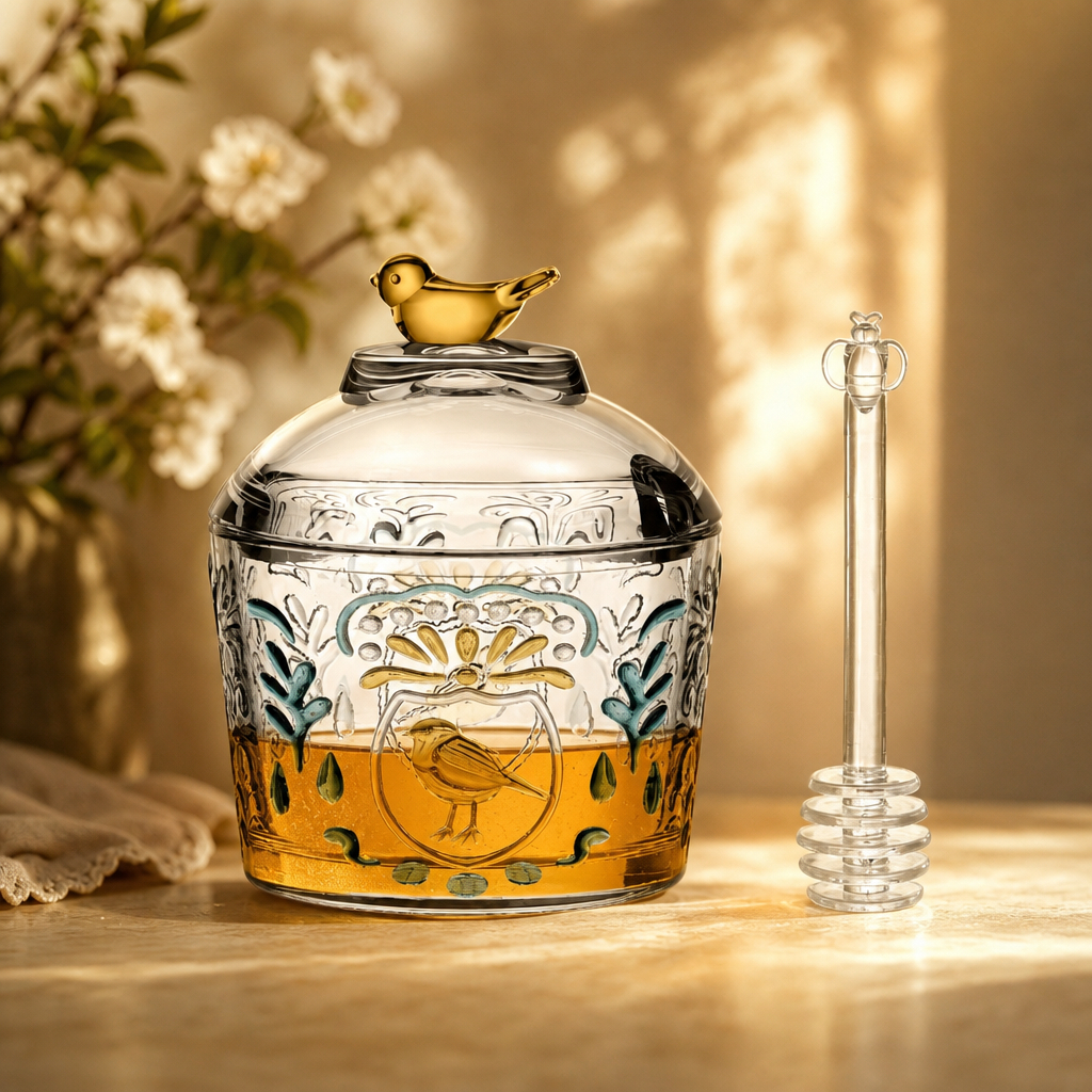 Meleira Canary Cristal 230ml 8,7xA18,6 Amarelo -L Hermitage
