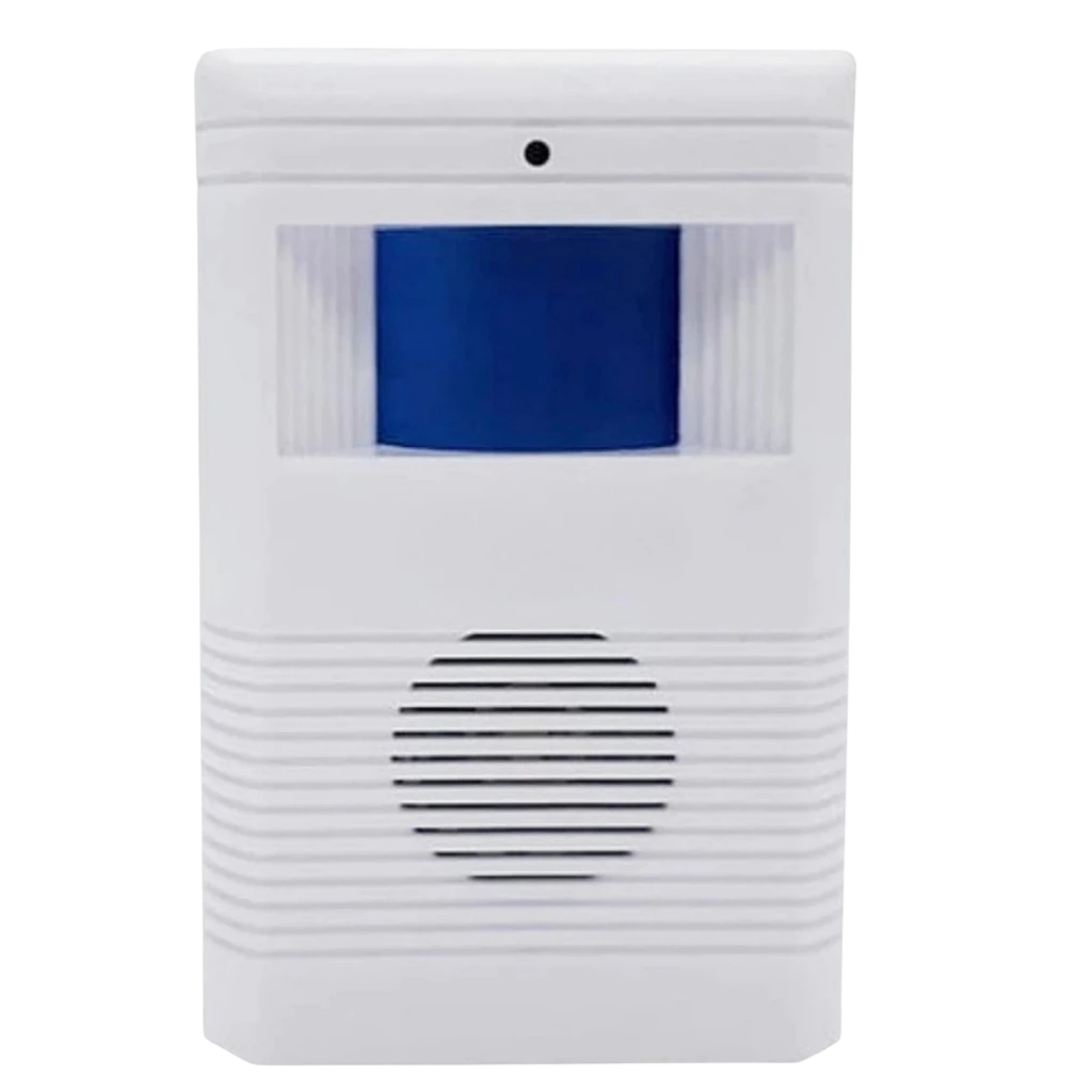 Sensor de Presença Sonoro Sem Fio 5 Toques Alcance 5m para Porta Casa Comércio e Corredor Interno