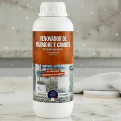 Renovador de Mármore e Granitos Cera Líquida Remove Manchas Brancas e Imperfeições 1L Bellinzoni
