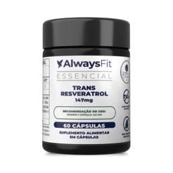 Trans-Resveratrol 147 mg AlwaysFit | Suplemento Alimentar com Resveratrol | 60 Cápsulas