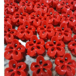 Presilhas Lembrancinhas flores Super Fixação uso Tag cards cores personalizadas kit cores únicas