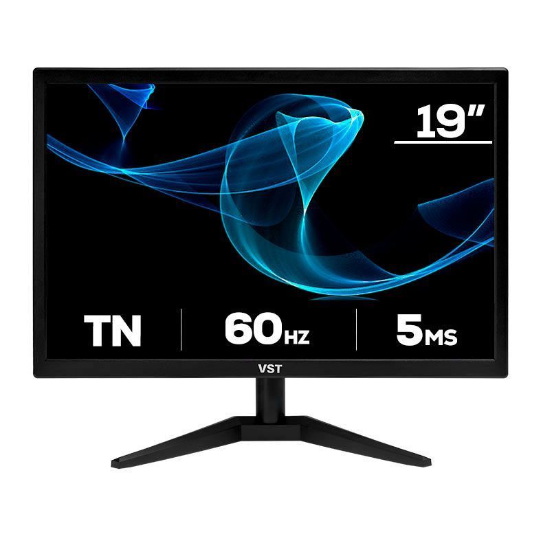 Monitor VST 19, 19 Pol, TN, 5ms, 60Hz, HDMI/VGA, VST-VST19-BL01