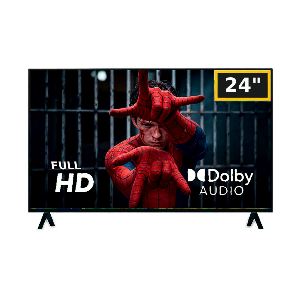 Smart TV 24" Full HD LED Wi-Fi HDMI USB Android TV App Integrados