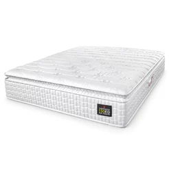 Colchão Casal Espuma D45 Lazio Pillow Top 138x188x29cm Branco Hellen - Suporta até 150kg por Pessoa