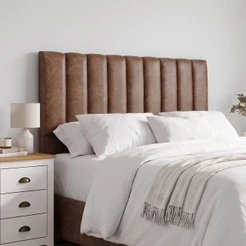 Cabeceira Cama Box Queen 160 cm Dália W01 Couríssimo Marrom - Lyam Decor