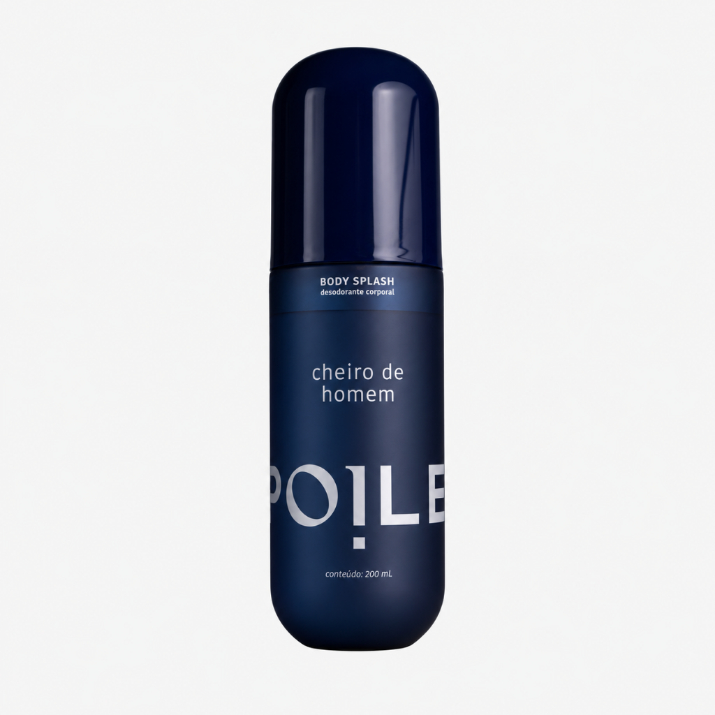 Body Splash Masculino Spoiler Cheiro de Homem 200ml Fragrância Corporal Marcante para Dia a Dia