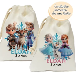 Saquinho Personalizado para Lembrancinha Frozen
