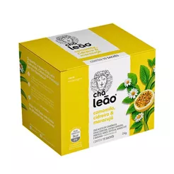 Chá Leão Camomila, Cidreira e Maracujá 15 Sachês (24g)
