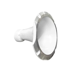 Corneta Cone 1 pol kallaus Aluminio Hl 1125 Boca Para Driver C/ Rosca Branco