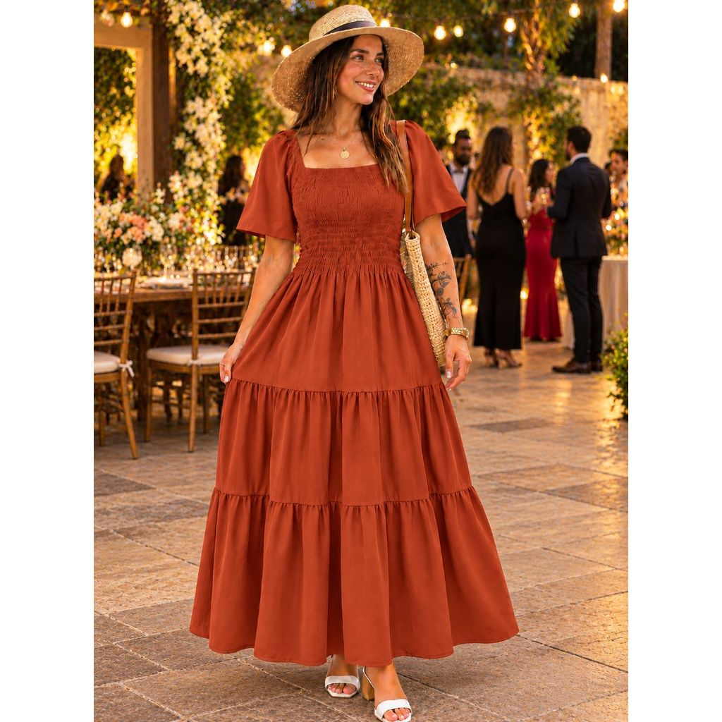 !!!! Vestido !!!!  Com manga  Corta  Etilo  Verao  Frente y Costa com Elastex Tecido Duna....