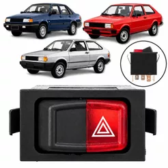 BOTÃO INTERRUPTOR DE PISCA ALERTA VW GOL VOYAGE 1984/