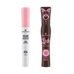 KIT Máscara de Cílios Lash Princess Marrom + Volume Booster essence