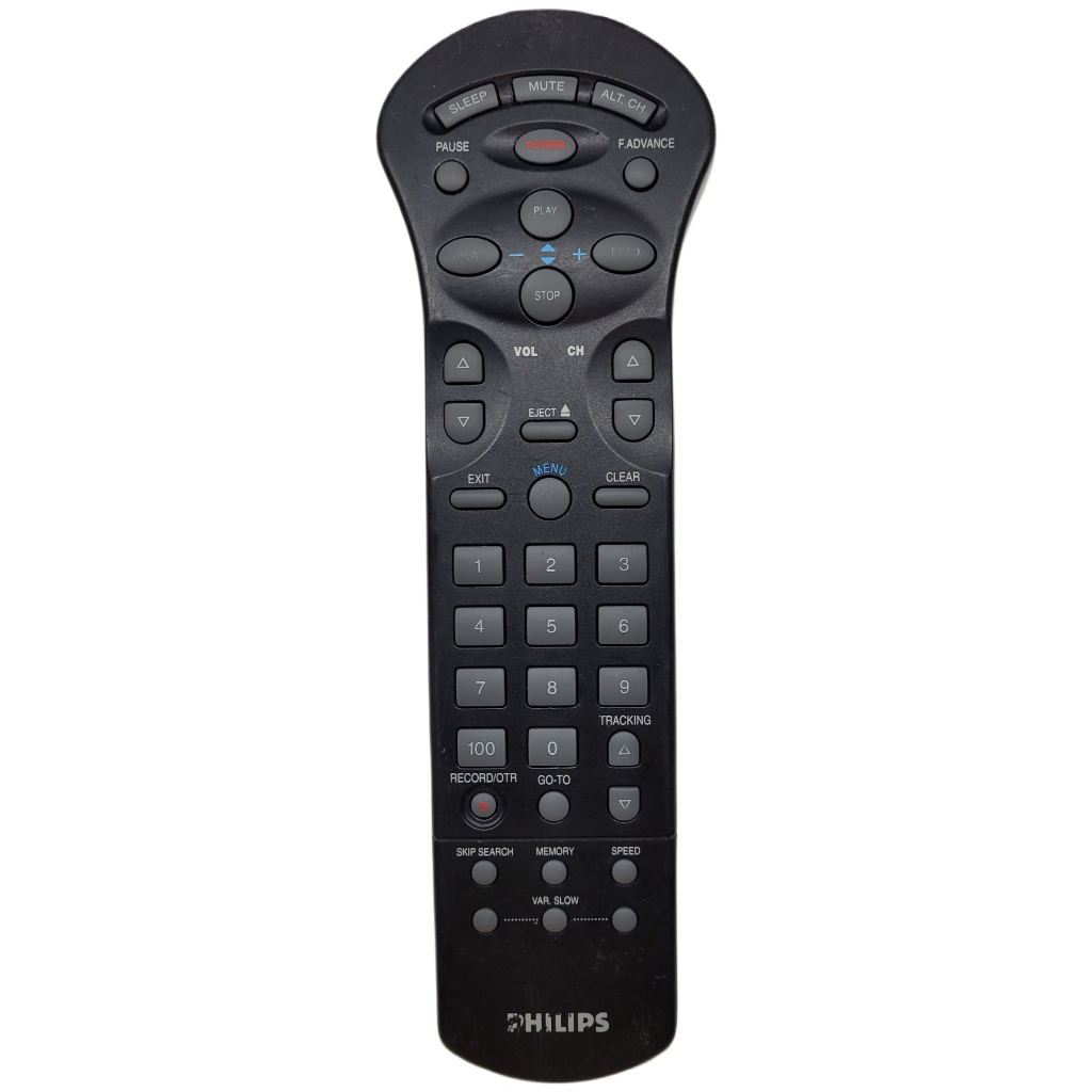 Controle Remoto Video Cassete Philips Rt 89767 / 101 Original